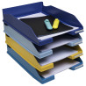 Set de 4 corbeilles-à-courrier Combo Midi Bee Blue