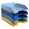 Set de 4 corbeilles-à-courrier Combo Midi Bee Blue