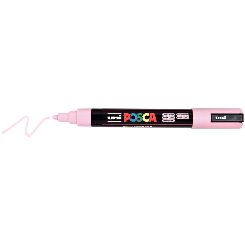 Marqueur Posca pointe moyenne ogive rose clair