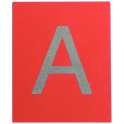 Lot de 26 lettres 16x13 cm relief + boite