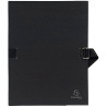 Chemise extensible toilée, noir