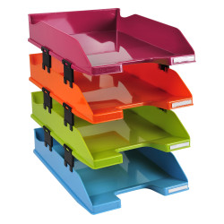Set de 4 corbeilles-à-courrier Combo Midi Iderama