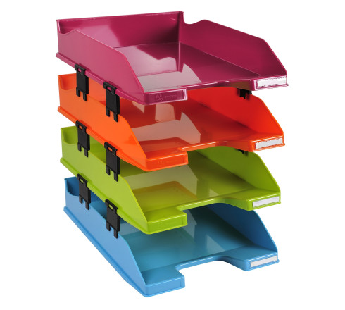 Set de 4 corbeilles-à-courrier Combo Midi Iderama