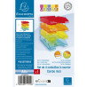 Set de 4 corbeilles-à-courrier Combo Midi transparent Linicolor