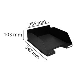 Corbeille à courrier Combo Maxi Ecoblack