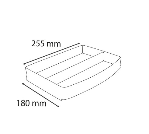 Compartiment pour corbeille à courrier Combo Top Skandi