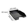 Corbeille à courrier Ecotray Ecoblack