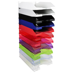 Corbeille à courrier Ecotray Ecoblack