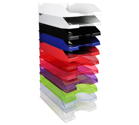 Corbeille à courrier Ecotray Ecoblack