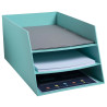 Corbeille à courrier Combo 3 niveaux carton Teksto