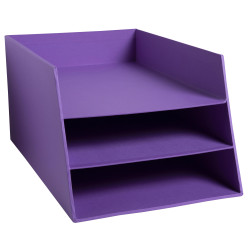 Corbeille à courrier Combo 3 niveaux carton Teksto
