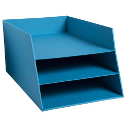 Corbeille à courrier Combo 3 niveaux carton Teksto