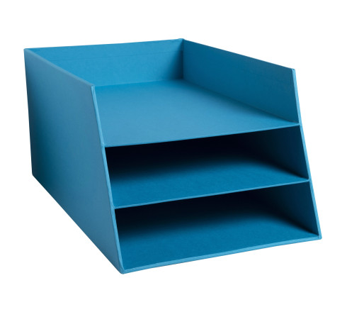 Corbeille à courrier Combo 3 niveaux carton Teksto