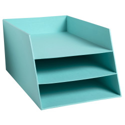 Corbeille à courrier Combo 3 niveaux carton Teksto