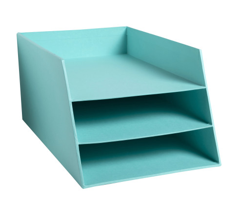 Corbeille à courrier Combo 3 niveaux carton Teksto