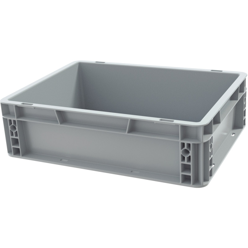 Bac de manutention 10L 40x30x12cm gris