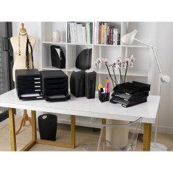 Corbeille-à-papier Ecobin Ecoblack