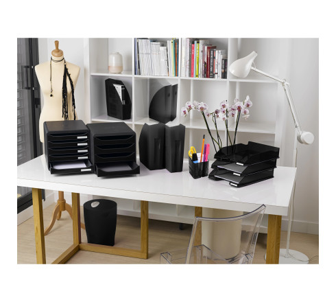 Corbeille-à-papier Ecobin Ecoblack