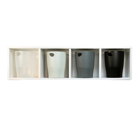 Corbeille-à-papier Ecobin Ecoblack