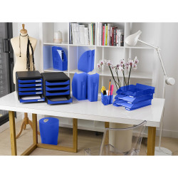 Corbeille-à-papier Ecobin Linicolor