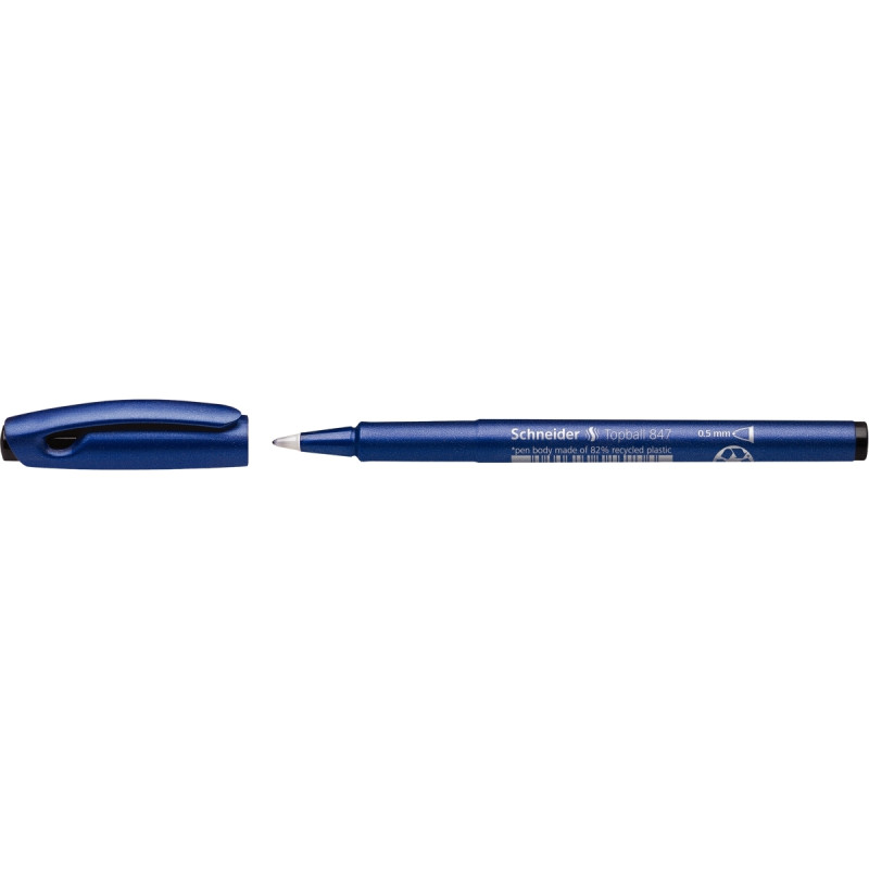 Roller pointe plastique 0,5mm noir