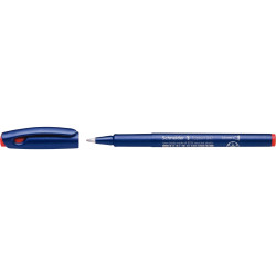 Roller pointe plastique 0,5mm rouge