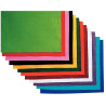 Paquet de 12 coupons de feutrine non adhésive, format 45 x 47 cm color