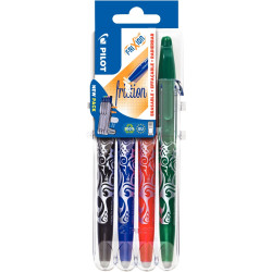Pochette de 4 rollers Frixion Ball standard assortis