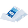 Paquet de 50 enveloppes blanches 110x220mm 80g bande siliconée