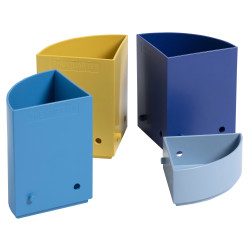 Pot à crayons modulable The Quarter Bee Blue