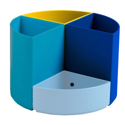 Pot à crayons modulable The Quarter Bee Blue