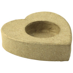 Lot de 10 supports en carton pour bougie, diamètre 8 cm