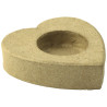 Lot de 10 supports en carton pour bougie, diamètre 8 cm
