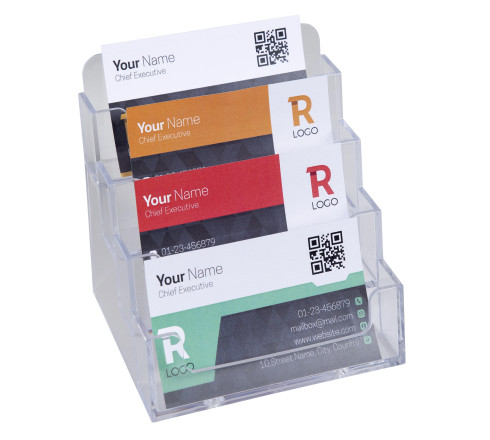 Distributeur de cartes de visite 4 cases