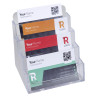 Distributeur de cartes de visite 4 cases