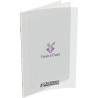 Cahier de poésie 48 pages CONQUERANT, format 24x32 cm, seyès/uni, couv
