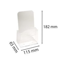 Distributeur de prospectus 1 compartiment DL (10X21cm)