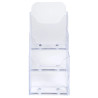 Distributeur de prospectus 3 compartiments DL (10X21cm)
