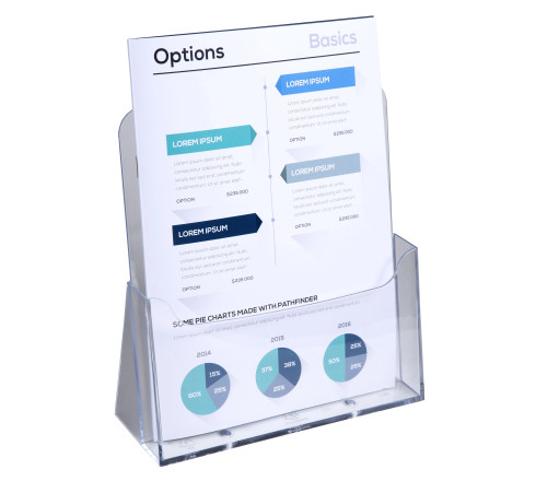Distributeur de prospectus 1 compartiment A4