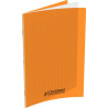 Piqûre 96 pages CONQUERANT, 24x32 cm, seyès, couv PP orange