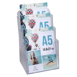 Distributeur de prospectus 3 compartiments A5