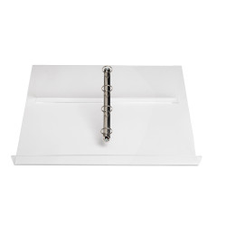 Lutrin avec anneaux de classeur