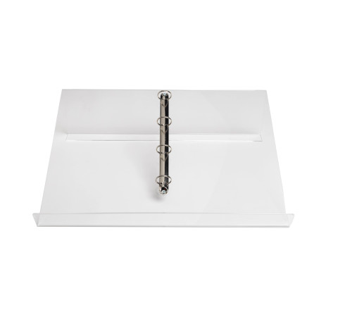 Lutrin avec anneaux de classeur