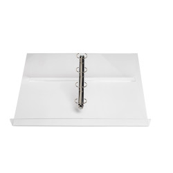 Lutrin avec anneaux de classeur