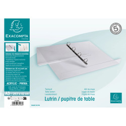Lutrin avec anneaux de classeur
