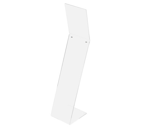 Présentoir sur pied tout PMMA vertical A4