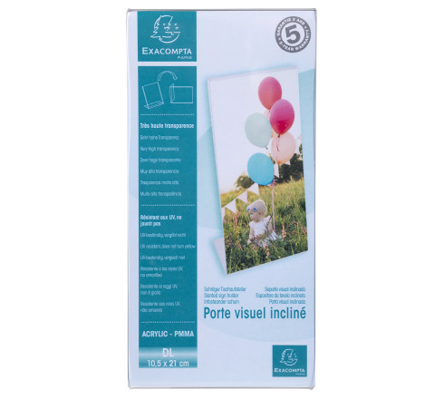 Porte-visuel incliné vertical DL