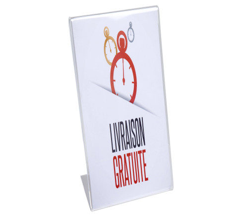 Porte-visuel incliné vertical DL