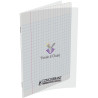 Cahier de poésie 48 pages CONQUERANT, format 17x22 cm, seyès/uni, couv