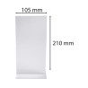 Porte-visuel droit vertical DL
